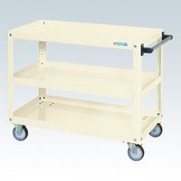 サカエ スーパーワゴン(プレート式キャスタータイプ) SAP-90743NUI 1台（直送品）