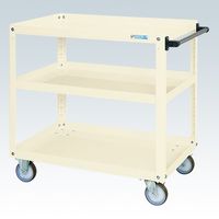 サカエ スーパーワゴン(プレート式キャスタータイプ) SAP-90883NUJI 1台（直送品）