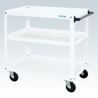 サカエ スーパーワゴン(プレート式キャスタータイプ) SAP-90883RW 1台（直送品）