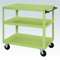 サカエ スーパーワゴン(プレート式キャスタータイプ) SAP-90883RG 1台（直送品）