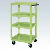 サカエ スーパーワゴン(プレート式キャスタータイプ) SAP-60114RG 1台（直送品）