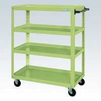 サカエ スーパーワゴン(プレート式キャスタータイプ) SAP-90114RJG 1台（直送品）