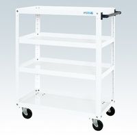 サカエ スーパーワゴン(プレート式キャスタータイプ) SAP-90114RW 1台（直送品）