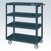 サカエ スーパーワゴン(プレート式キャスタータイプ) SAP-90114NUD 1台（直送品）