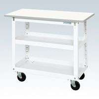 サカエ スーパーワゴン(プレート式キャスタータイプ) SAP-90883VRJW 1台（直送品）