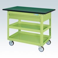 サカエ スーパーワゴン(プレート式キャスタータイプ) SAP-90743TANUJG 1台（直送品）