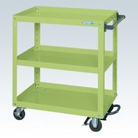 サカエ スーパーワゴン(プレート式キャスタータイプ) SAP-75883BRRG 1台（直送品）