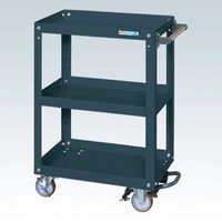 サカエ スーパーワゴン(プレート式キャスタータイプ) SAP-60883BRNUD 1台（直送品）