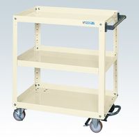 サカエ スーパーワゴン(プレート式キャスタータイプ) SAP-75883BRNUI 1台（直送品）