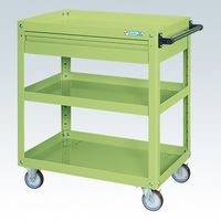 サカエ スーパーワゴン(プレート式キャスタータイプ) SAP-60883ANUJG 1台（直送品）