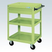 サカエ スーパーワゴン(プレート式キャスタータイプ) SAP-75883ARG 1台（直送品）