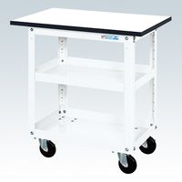 サカエ スーパーワゴン(プレート式キャスタータイプ) SAP-90743TRJW 1台（直送品）