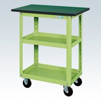 サカエ スーパーワゴン(プレート式キャスタータイプ) SAP-90883TRJG 1台（直送品）