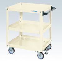 サカエ スーパーワゴン(プレート式キャスタータイプ) SAP-60743FNUI 1台（直送品）