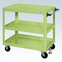 サカエ スーパーワゴン(プレート式キャスタータイプ) SAP-75743FRG 1台（直送品）