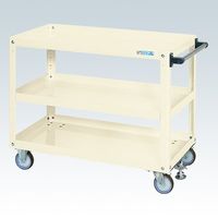 サカエ スーパーワゴン(プレート式キャスタータイプ) SAP-90743FNUI 1台（直送品）