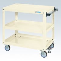 サカエ スーパーワゴン(プレート式キャスタータイプ) SAP-75743FNUI 1台（直送品）