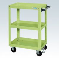 サカエ スーパーワゴン(プレート式キャスタータイプ) SAP-60883FRG 1台（直送品）