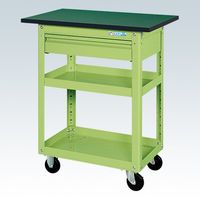 サカエ スーパーワゴン(プレート式キャスタータイプ) SAP-90883TARJG 1台（直送品）