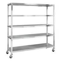 サカエ ステンレスサカエキャスターラック STN2-1818RNUSU4 1台（直送品）