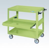 サカエ スーパーワゴン(プレート式キャスタータイプ) SAP-75743SNUG 1台（直送品）