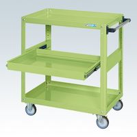 サカエ スーパーワゴン(プレート式キャスタータイプ) SAP-75883SNUG 1台（直送品）