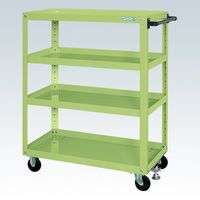 サカエ スーパーワゴン(プレート式キャスタータイプ) SAP-90114FRG 1台（直送品）