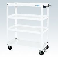 サカエ スーパーワゴン(プレート式キャスタータイプ) SAP-90114FRW 1台（直送品）