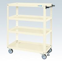 サカエ スーパーワゴン(プレート式キャスタータイプ) SAP-90114FNUI 1台（直送品）