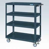 サカエ スーパーワゴン(プレート式キャスタータイプ) SAP-90114FNUD 1台（直送品）