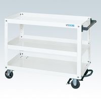 サカエ スーパーワゴン(プレート式キャスタータイプ) SAP-90743BRRW 1台（直送品）