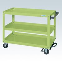 サカエ スーパーワゴン(プレート式キャスタータイプ) SAP-90743BRRG 1台（直送品）