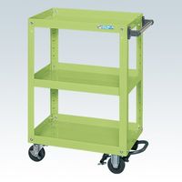 サカエ スーパーワゴン(プレート式キャスタータイプ) SAP-60883BRRG 1台（直送品）