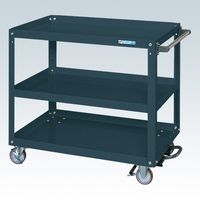 サカエ スーパーワゴン(プレート式キャスタータイプ) SAP-90883BRNUD 1台（直送品）