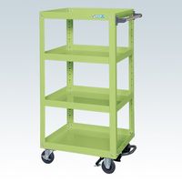 サカエ スーパーワゴン(プレート式キャスタータイプ) SAP-60114BRRG 1台（直送品）