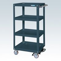 サカエ スーパーワゴン(プレート式キャスタータイプ) SAP-60114BRNUD 1台（直送品）