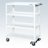 サカエ スーパーワゴン(プレート式キャスタータイプ) SAP-90114BRRW 1台（直送品）