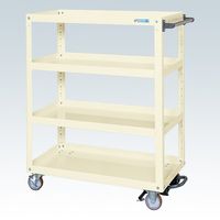 サカエ スーパーワゴン(プレート式キャスタータイプ) SAP-90114BRNUI 1台（直送品）