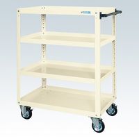 サカエ スーパーワゴン(プレート式キャスタータイプ) SAPJ-90124RI 1台（直送品）