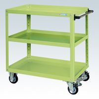 サカエ スーパーワゴン(プレート式キャスタータイプ) SAPJ-10933FRG 1台（直送品）