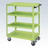 サカエ スーパーワゴン(プレート式キャスタータイプ) SAPJ-90124FNUG 1台（直送品）