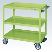 サカエ スーパーワゴン(プレート式キャスタータイプ) SAPJ-10933BRRG 1台（直送品）