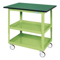 サカエ スーパーワゴン高さ調整タイプ TSAP-90723TNUJG 1台（直送品）