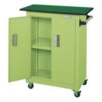 サカエ パネルワゴン(天板付・扉付) PMW-6ANTE 1台（直送品）