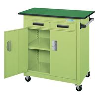 サカエ パネルワゴン(天板付・引出し・扉付) PKW-7ANTE 1台（直送品）