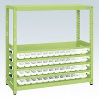 サカエ RKラック(コンテナ付)スタンダードタイプ RKN-5656RCA 1台（直送品）