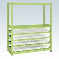 サカエ RKラック(コンテナ付)スタンダードタイプ RKN-5686RCC 1台（直送品）