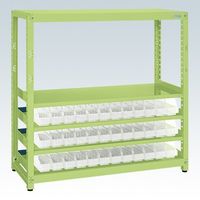 サカエ RKラック(コンテナ付)スタンダードタイプ RKN-5655RCC 1台（直送品）