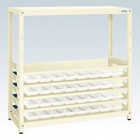 サカエ RKラック(コンテナ付)スタンダードタイプ RKN-5656RCBI 1台（直送品）