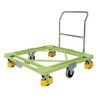 サカエ 自在移動回転台車(巻き込み防止カバー付) RH-2KBTG 1台（直送品）